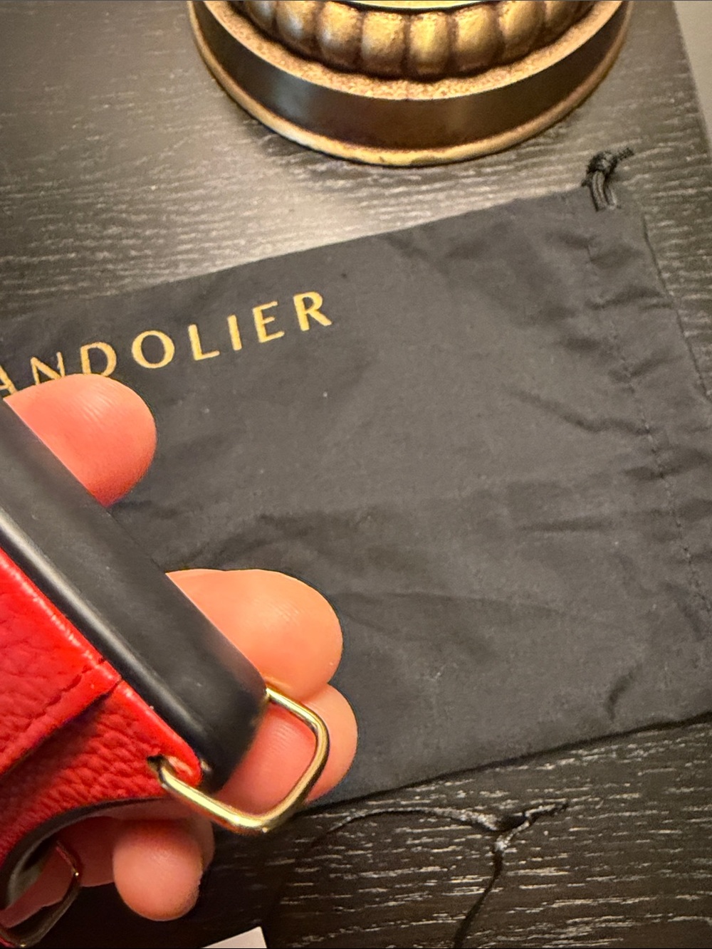 Bandolier Red Leather Card Wallet Phone Case - Picture 8 of 16